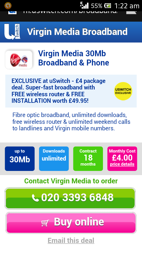 uSwitch Broadband | Appcropolis